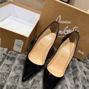 Christian Louboutin Black Patent Heels
